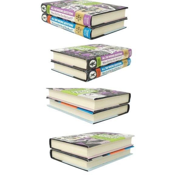 Lemony Snicket All The Wrong Questions Volumes 1 & 2 Hardback Dust Jacket Books - Picture 10 of 10